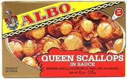 Albo Queen Scallops in Galician Sauce 115g/4oz, 4 oz