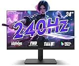 Viewedge 24 Inch Gaming Monitor with 240Hz, VA 1ms, FHD 1080p and HDR 10 PC Computer Monitor with 110% sRGB, Blueligh...