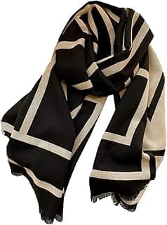 JERLA Cashmere Feel Scarf winter warm large soft Shawl wrap Scarf for women