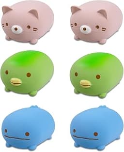 SCHITEC Squeaky Dog Toys 6 Pack for Puppies Mini Small Breed Dogs | Natural Latex, Cute Animal Shape, Interactive Pup...