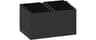 1 Inch Black 3 Ring Binders 12 Pack, PVC-Free Clear View Binder with 2 Interior Pockets, Holds 200 Sheets of 8.5" x 1...