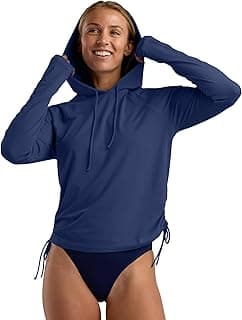 Title Nine Sunbuster Hoodie Sun Shirt, UPF 50, Relaxed Fit, Recycled Poly Spandex, Quick-Dry, Thumbholes