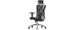 SIHOO M18 Ergonomic Office Chair, High Back Mesh Desk Chair with Adjustable Headrest & Lumbar Support, 330lbs Capacit...