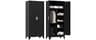 LCAOPC 71" Tall Metal Wardrobe Closet with Adjustable Shelves and Hanging Rod, 2 Doors Office Storage Locker Cabinet ...