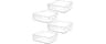 Clear Plastic Storage Bins, Pantry Organizers and Storage, Kitchen Organization and Storage Containers Bins for Organ...
