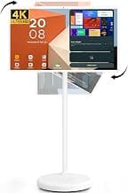 GFF 32" Smart Portable TV 4K, 20000mAh Battery Touch Screen with Rolling | Android 15 EDLA Certified, 8GB RAM&256GB S...