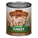 Keystone Meats All Natural Heat and Serve Canned Turkey – 28 oz – Fully Cooked and Ready to Eat Canned Meat – All Whi...