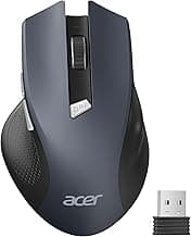 acer Wireless Mouse for Laptop, 2.4GHz Computer Mouse 3 Adjustable DPI Office Cordless USB Mice with USBA Receiver, 6...