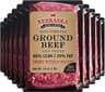 Nebraska Star Beef Angus Ground Beef, 30lb Pack (30 x 1lb) - Premium Frozen Hamburger Meat, 80/20 Lean