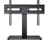 PERLESMITH Universal Swivel TV Stand for 37-80 inch TVs, Holds up to 99lbs | 6 Height Adjustable, Tempered Glass Base...