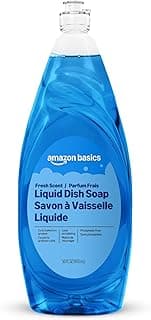 Amazon Basics Dish Soap, Fresh Scent, 50 fl oz, Pack of 1, Packaging May Vary
