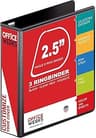3 Ring Binder, Professional Angle D Ring Binder 5 Inch, Presentation Folder for Standard Pages 8.5 x 11 with Pockets,...