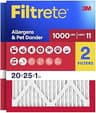 Filtrete 20x25x1 Air Filter, MERV 11, MPR 1000, Allergens & Pet Dander, 3-Month AC and Furnace Filters, Cleaner Air, ...