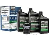 Polaris PS4 Oil Change Kit for Specific RANGER, GENERAL, RZR, ACE 900 XC Models With 4 Stroke Engine, Includes 2.5 Qu...