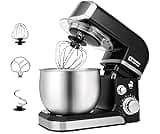 Kitchen in the box Stand Mixer,3.2Qt Small Electric Food Mixer,6 Speeds Portable Lightweight Kitchen Mixer for Daily ...