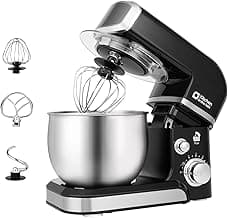 Kitchen in the box Stand Mixer,3.2Qt Small Electric Food Mixer,6 Speeds Portable Lightweight Kitchen Mixer for Daily ...