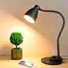 BOHON LED Desk Lamp with USB Charging Port 3 Color Modes Dimmable, Black | Reading Light Intelligent Induction Auto D...