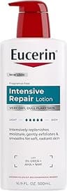 Eucerin Intensive Repair Body Lotion for Dry, Flaky Skin, Urea Enriched Body Moisturizer, 16.9 FL OZ Pump Bottle