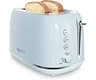 Retro 2 Slice Stainless Steel Toaster with 6 Bread Shade Settings, Bagel, Cancel, Defrost Function, Extra Wide Slot, ...
