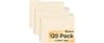 SUNEE File Folders, 120 Pack Manilla Folders 8.5 x 11, 1/3 Cut Tab for Easy Labeling and Organization, Durable Standa...
