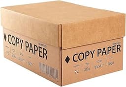 Staples Printer Paper 8.5 x 11 Inch 20 lb 92 Bright White Sheets, 10 Ream Carton