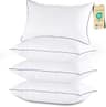 JOLLYVOGUE Pillows Standard Size Set of 4, Washable Supportive Firm Bed Pillows with Oeko-Tex Certified Soft Down Alt...