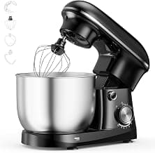OLIXIS 6.3 Qt Stand Mixer, 10-Speed Tilt-Head Electric Mixer for Baking | Include Dough Hook, Whisk, Flat Beater & Sp...