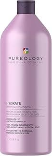Pureology Hydrate Shampoo - For Dry or Color Treated Hair, Moisturizing Shampoo For Hydration & Softness, With Rose E...