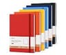SUIN A5 Hardcover Lined Notebooks, Assorted Colors, 6 Pack, 200 Pages Each | Six assorted-color faux leather journals...