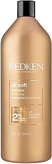 Redken All Soft Shampoo - Moisturizes & Hydrates Dry Hair, Softens & Adds Shine, With Argan Oil, Safe For Color-Treat...