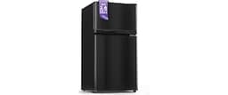 Tehanld 3.6 Cu.Ft Mini Fridge with Freezer for Dorm Office, Black | Double Door Compact Refrigerator with Low Noise T...