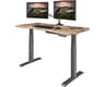 Vari Ergo Electric Standing Desk – 54x26 – Reclaimed Wood/Slate