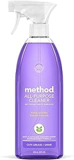 Method All-Purpose Cleaner Spray, French Lavender, Perfect for Most Counters, Tiles and More, 28 Fl Oz, (Pack of 1)