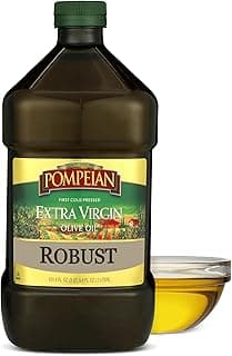 Pompeian Robust Extra Virgin Olive Oil, Contains Polyphenols, First Cold Pressed, 101 Fl Oz