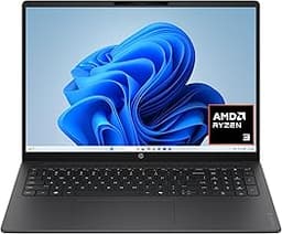 HP OmniBook 3 16 inch Laptop PC, 2K Touchscreen, AMD Ryzen 3 30, 8 GB RAM, 256 GB SSD, AMD Radeon 610M GPU, Windows 1...