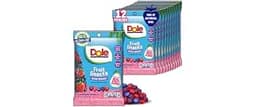 Dole Fruit Snacks, Mixed Berries - Individually Wrapped Pouches - Classroom-Friendly, Top 9 Allergen Free, No Artific...