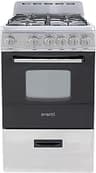 Avanti Compact Gas Range Oven, 4 Sealed Burners, 20-Inch, Stainless Steel | Avanti Compact Gas Range Oven, Freestandi...