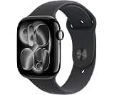 Apple Watch Series 11 [GPS 46mm] Smartwatch with Jet Black Case and Black Sport Band - M/L. Sleep Score, Fitness Trac...