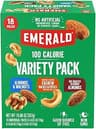Emerald Nuts Mixed Nuts Variety Pack 18ct (1-Pack) , 100-Calorie Individual Packs , Features Dry Roasted Almonds, Nat...