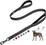 Fida 5 FT Heavy Duty Dog Leash with 2 Comfortable Padded Handles, Traffic Handle & Advanced Easy Snap Hook, Reflectiv...