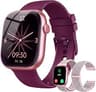 Smart Watch for Women, Bluetooth Answer/Make Calls, 1.83"HD Screen, 2 Bands