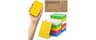 Metflavor Compressed Kitchen Sponges, 12 Count, Thick Non-Scratch Cellulose Dish Sponges, Biodegradable & Compostable...