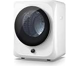 Auertech 1.5 Cu.Ft Portable Clothes Dryer, 850 W Front Load Electric Dryer Machine with Stainless Steel Drum, Simple ...