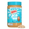 SKIPPY Creamy Peanut Butter No Sugar Added, Plant Based Protein, 40oz x1