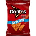 Doritos Tortilla Chips, Nacho Cheese Chips, Party Size, 14.5oz Bag