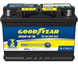 Goodyear 48-H6-AGM BCI Group Size 48 12V 70 AH, 120RC, 760 CCA Platinum series Rechargeable AGM Maintenance Free Auto...