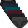 INNERSY Womens Underwear Cotton Hipster Panties Regular & Plus Size 6-Pack