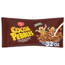 Cocoa PEBBLES Cereal, Gluten Free Rice Cereal, Family Size 32 oz Bag