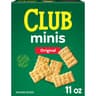 Club Crackers Minis, Lunch Snack, Original, 11oz Box