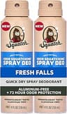 Dr. Squatch Spray Natural Men’s Deodorant – Quick Dry Deodorant Men, Aluminum Free, Dermatologist-Tested – Created fo...
